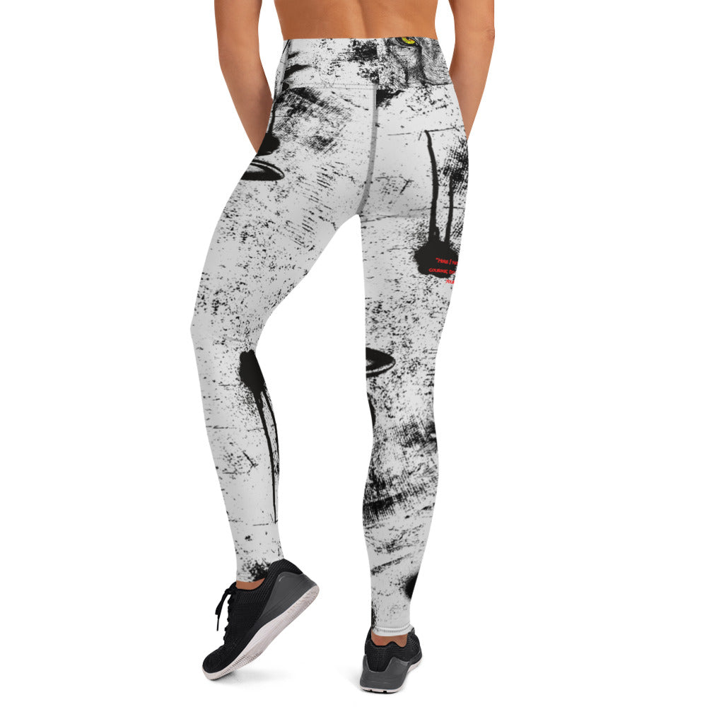 Holy Graffiti Scripture Leggings