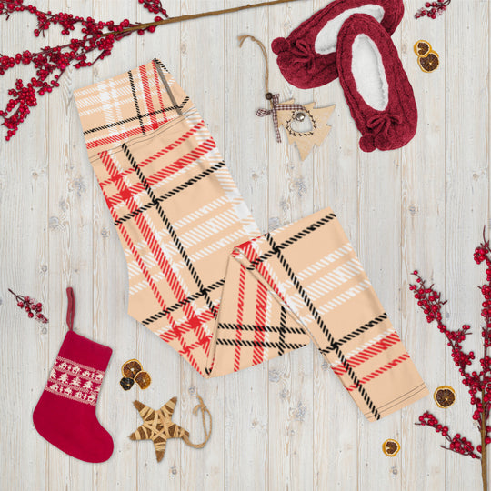 Burrrrrrberry Plaid Christmas Leggings