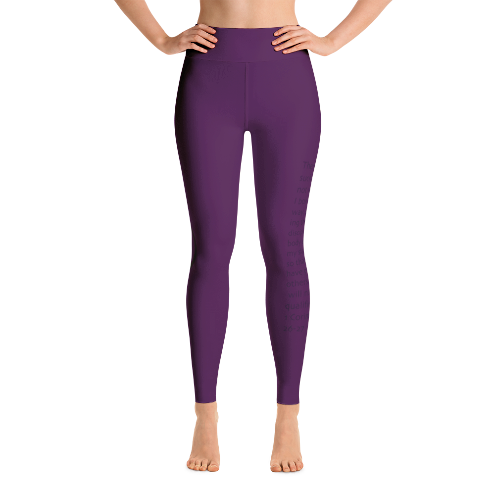 PURPLE CORINTHIANS  Yoga Leggings